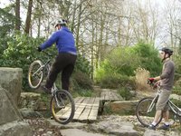 VTT Trial à l'Ile de Versailles
