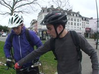 VTT Trial au Skate Park