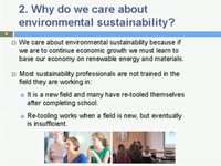 New Master's in Sustainability Management—Why We Care
