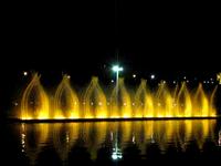 Musical Fountains in Mellat Park, Tehran, Iran