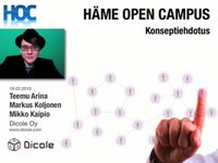 Dicole has won the Häme Open Campus Concept Design Competition