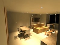 Test Renderd Walkthrough from Revit of model of my Apartment