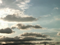 Dark clouds over Los Angeles