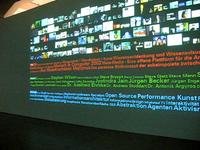 ZKM Karlsruhe / Netzspannung.org - Medienfluss (2007) / Monika Fleischmann, Wolfgang Strauss