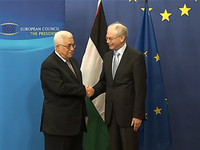 With Mahmoud Abbas