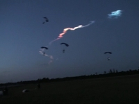 Space Shuttle Launch Wingsuit Jump