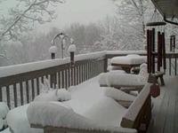 Our Heaviest Snow in Newland, NC
