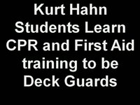 Kurt Hahn students learning to save lives