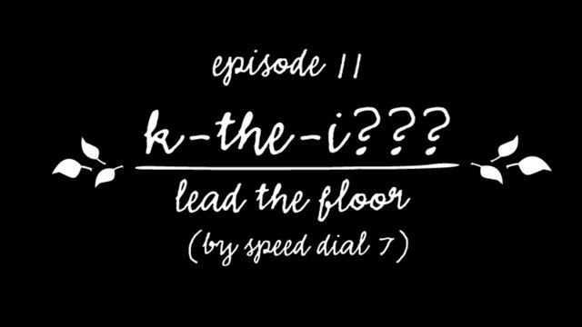 K-the-i??? – “Lead the Floor” video