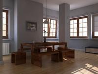 LightWave 3D 9.6 Radiosity Test-Renderings