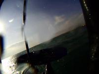Kitesurfing Crossover hooked session @ Latina Beach