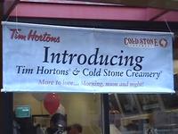 Grand Opening of Tim Hortons & Cold Stone Creamery