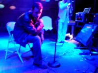 Dan Rubin serenading the crowd with Piano Man