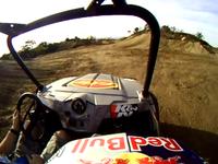 Ronnie Renner sitting shotgun with his GoPro on Mr. Miller's Wild Ride