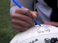 Silver and Blue game brings food, autographs and easter egg hunt