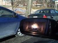 Fireplace in the Rearview