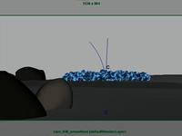 sand dynamics simulation test #0001pre-alpha