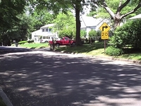 Bike Wheelies in the Front Yard
