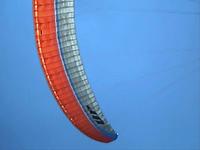 Acro wing in a strong wind and fun