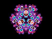 Mysterious creatures living in patterns