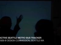Interactive Seattle Metro Bus Tracker at Design Commission