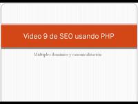 SEO usando PHP vídeo 9 http://loquenecesita.com