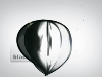 Black and White Balloon