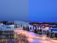 DSLR Flicker - Canon 40D (AV) vs Nikon D700 (AV)