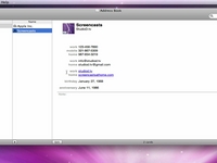 Make information on your "me" card in Address Book private