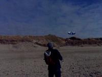 power kiting with almost no wind