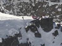Skier Aurelien Ducroz's, Freeride World Tour Winning Run - Nissan Xtreme- Verbier 2009