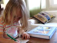 writing a letter to Uncle George