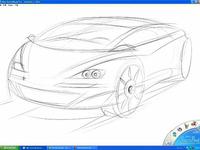 Design Automobile Car Sketch