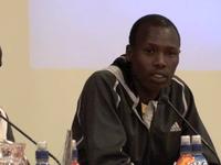 Richard Limo, persconferentie Rotterdam Marathon