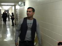 Adam Beach Backstage at the 2009 National Aboriginal Achievement Awards