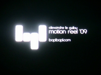 Motion Reel '09