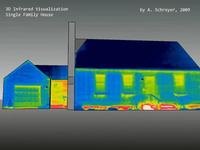 3D Infrared Visualization: Single Family House