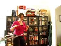 hooping - working on tricks