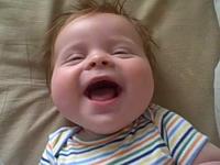 JR laughing