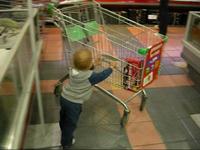 Aidric Running Amok at an Israeli Supermarket