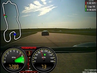 Ferrari 360 Challenge Ed Zabinski Lap10 w/Traqmate Data