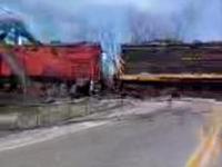 Train Turns Around