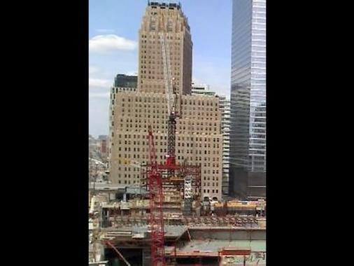 How on 2008-04-18 jumped the crane at Ground Zero?