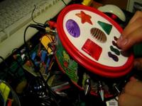 Demo of circuit bent electronic drum toy