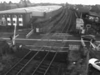Motorist hits the barrier at Langley Green