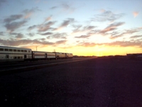 Train Departing Lordsburg, NM