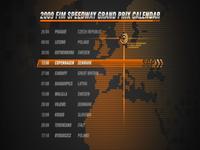 Speedway Event Calendar 2009
