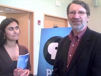 Norm Abram visits PBS Headquarters