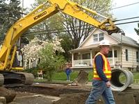 Sellwood Sewer Pipe Construction